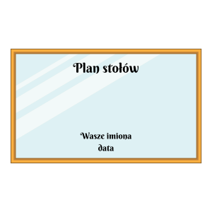 Naklejki  na Plan Stołów